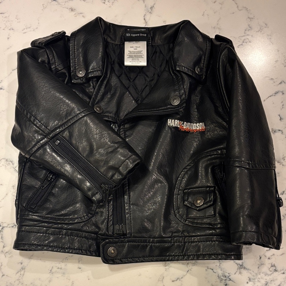 Harley-Davidson Kids Black Biker Jacket